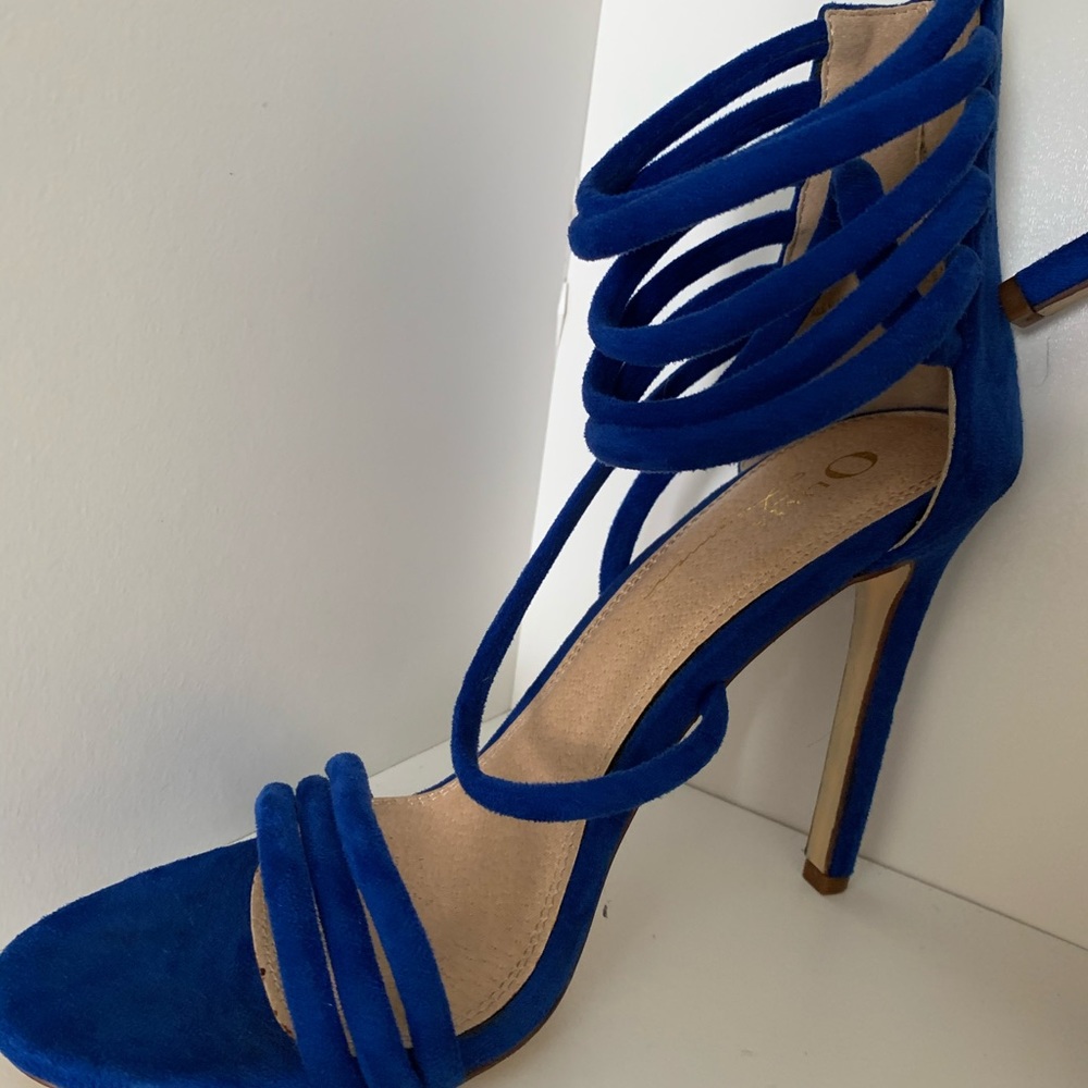 Blue heels